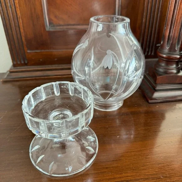 Crystal Hurricane Tea Lamp - Picture 2 of 6